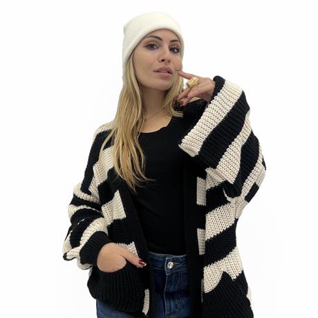 Cardigan corto senza bottoni MIND